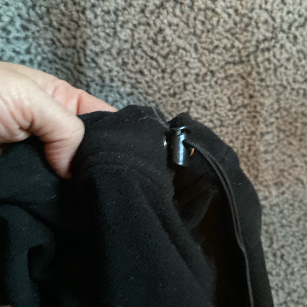 Black Drawstring Hoodie - Picture 6 of 6